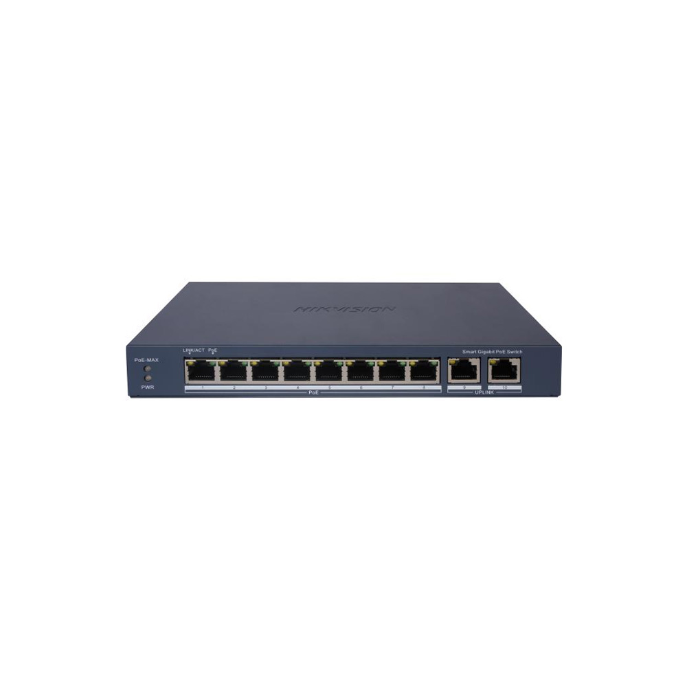 Hikvision DS-3E1510P-EI 8-Port Gigabit Smart POE Switch